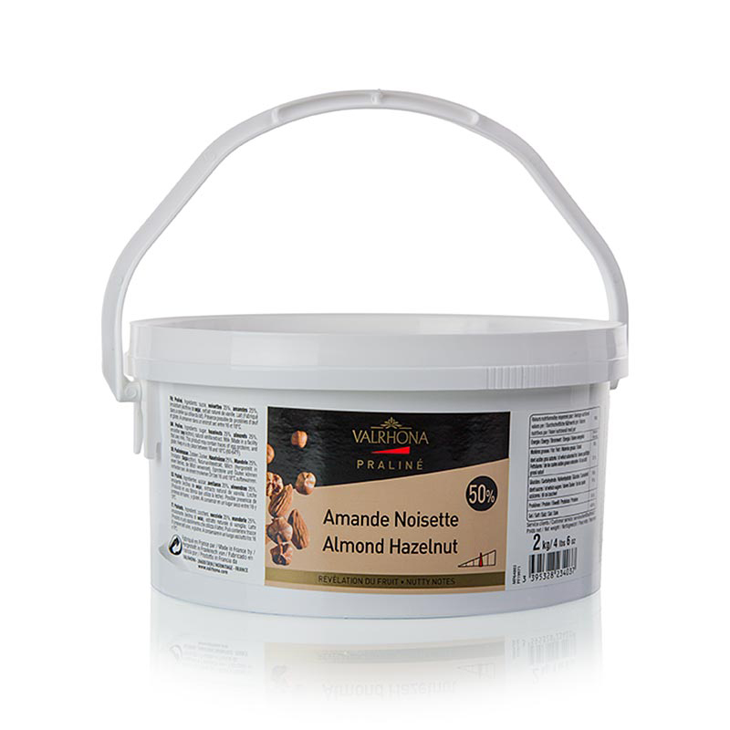 Pralinémasse Valrhona 2kg Eim 25% Haselnuss 25% Mandel