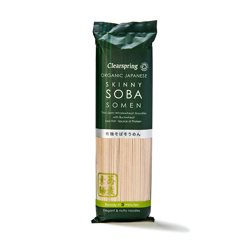 Bio Soba Nudeln 0.5mm vegan Vollweizen/Buchweizen