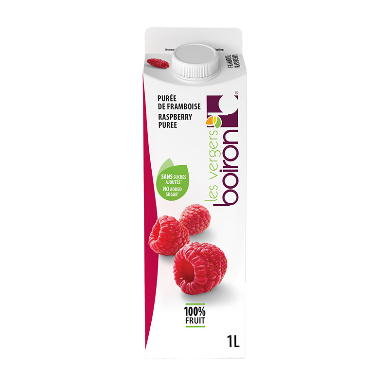 Purée de framboise 100% Fruit