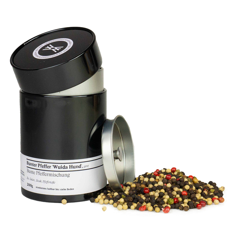Bunter Pfeffer ganz "Wuida Hund"