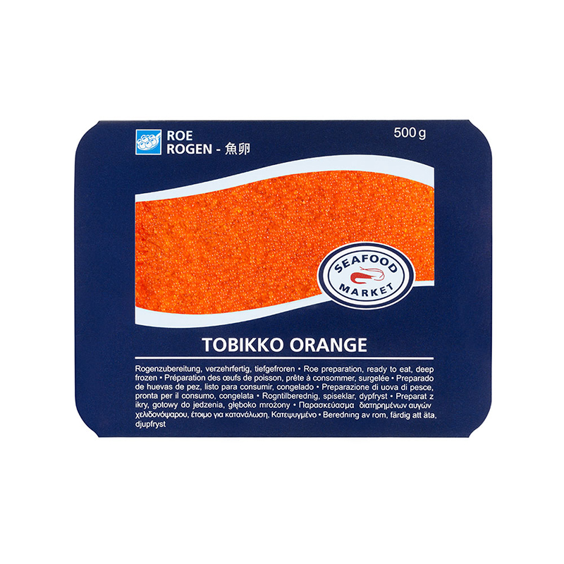 TK Tobikko Fliegenfischrogen orange