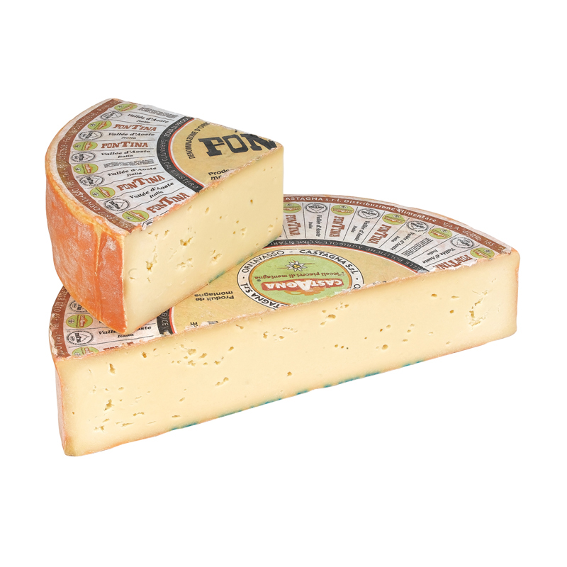 Fontina Aosta DOP Viertel Laib Kuhmilchkäs