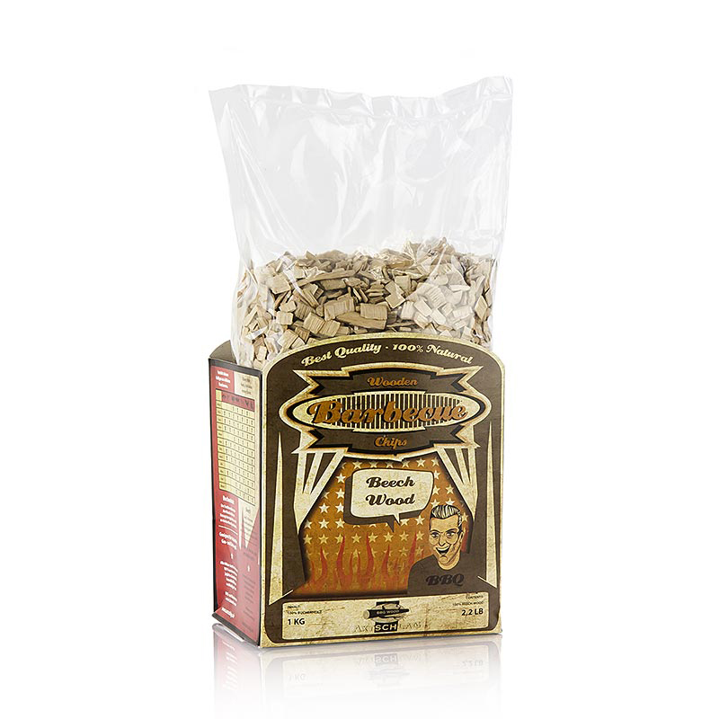 Räucherchips aus Buchenholz 1kg Btl