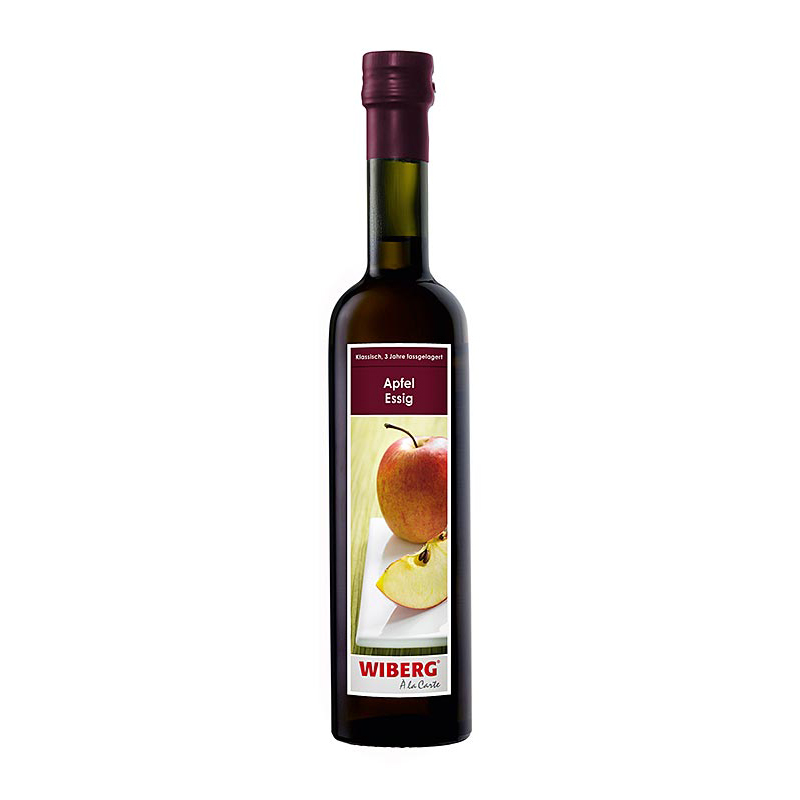 Apfelessig Wiberg 0,5l 3 Jahre  5% Säure DE
