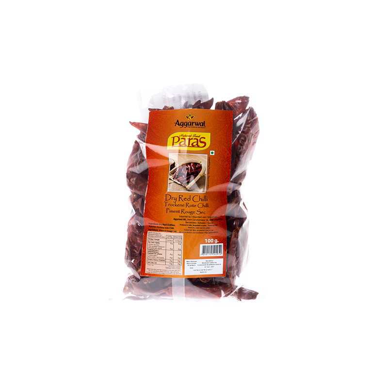 Chili rot lang getrocknet