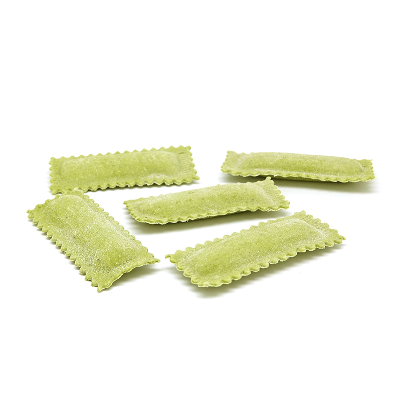 TK Ravioli mit Baumnuss-Mohn- Zitrone im Spinatteig