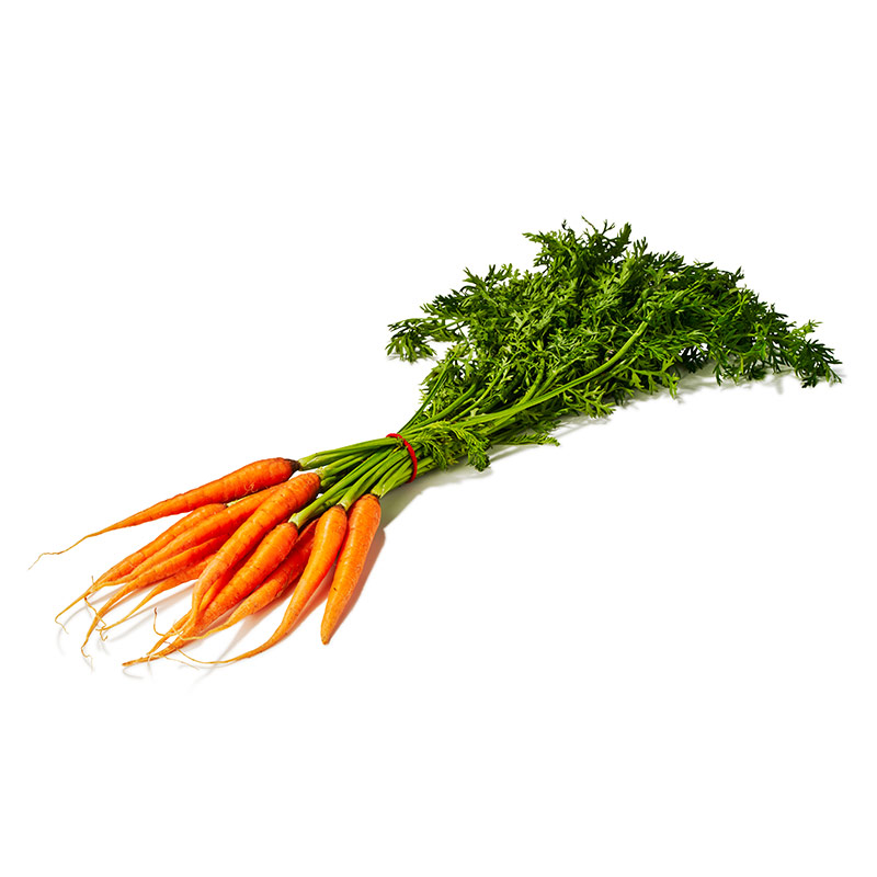Mini carottes avec fanes