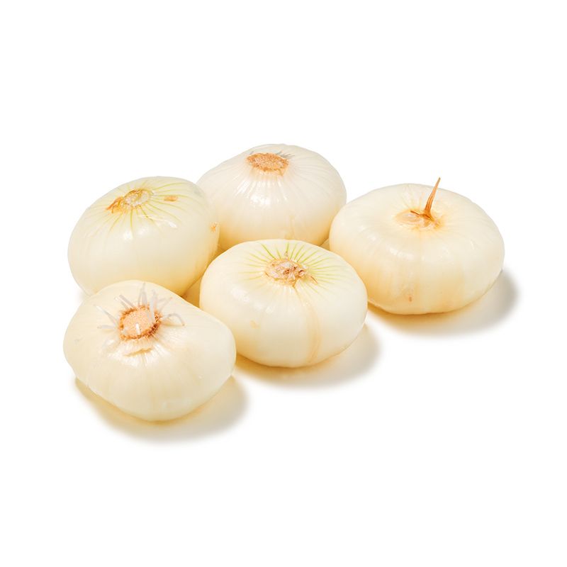 Oignons Borretano épluchées