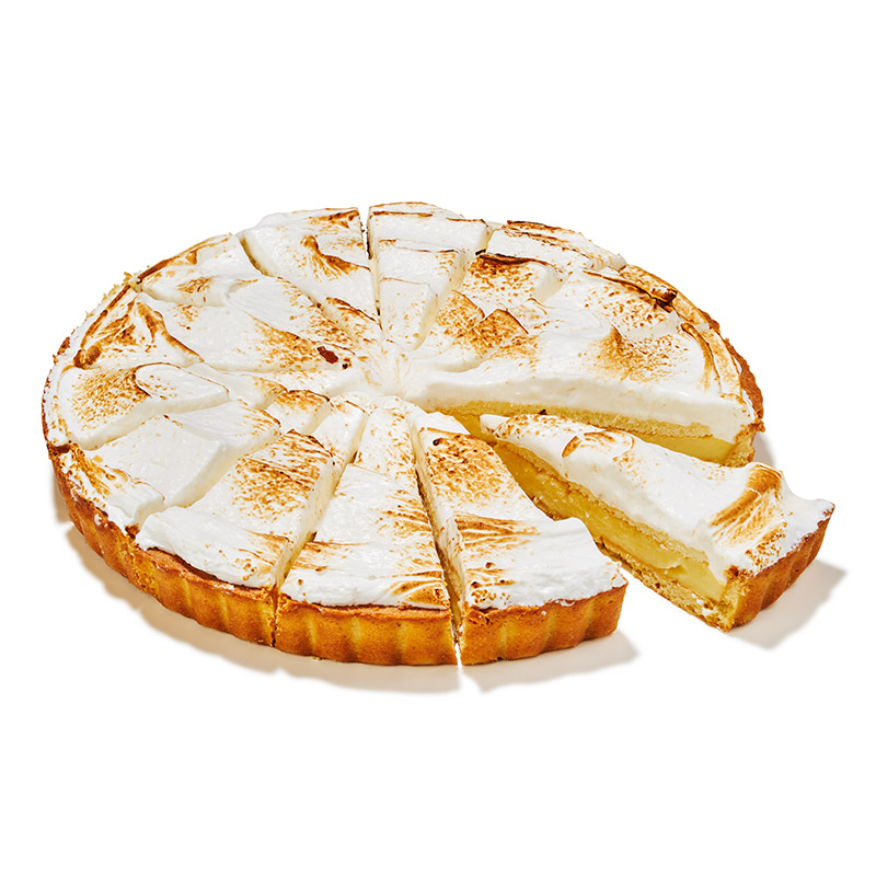 Torta Limone Meringa geschnitten "Martinucci"