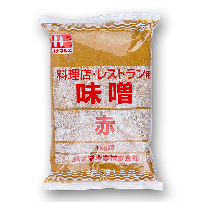 Misowürzpaste dunkel Aji Aka  1kg Pck JP