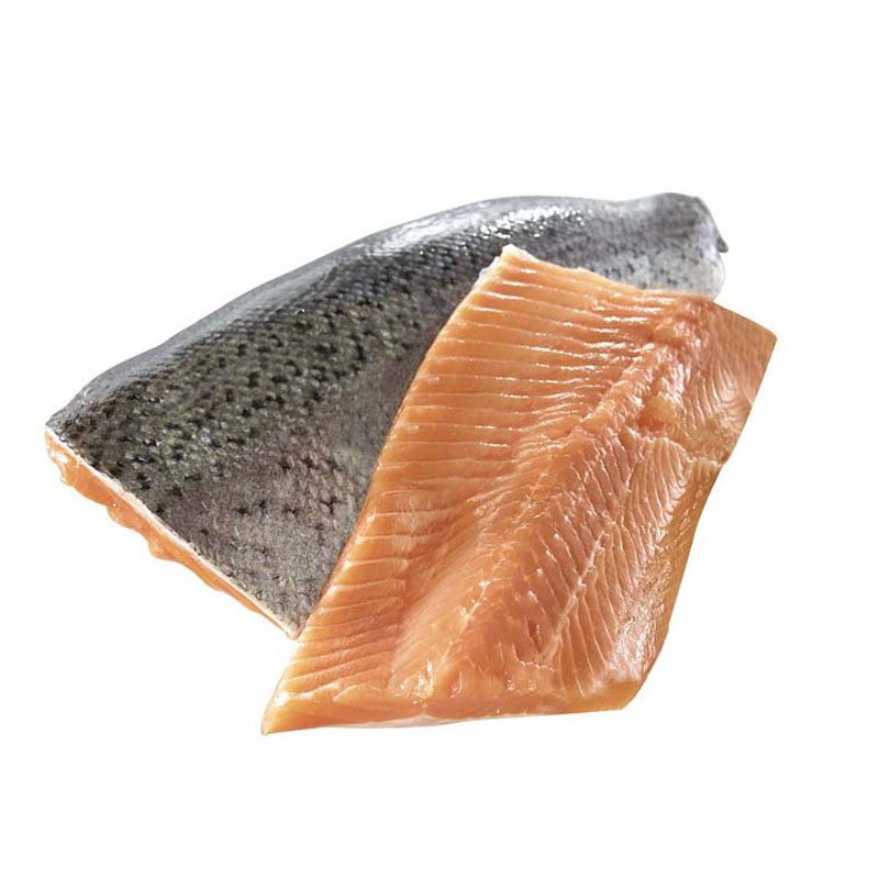 Lachsforellenfilet mit Haut