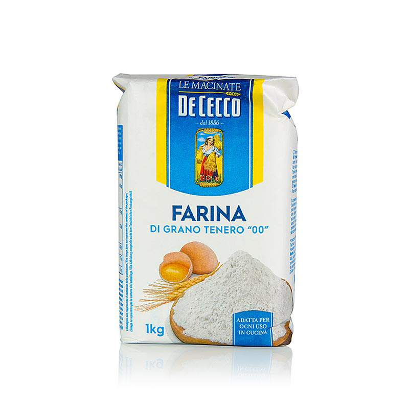 Nudelmehl fein De Cecco Typ 00  1kg Pck