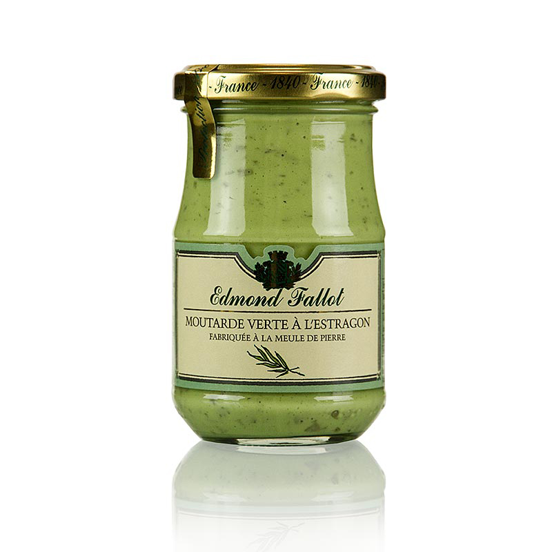 Dijon Senf mit Estragon grün  fein 190ml Gl FR Fallot