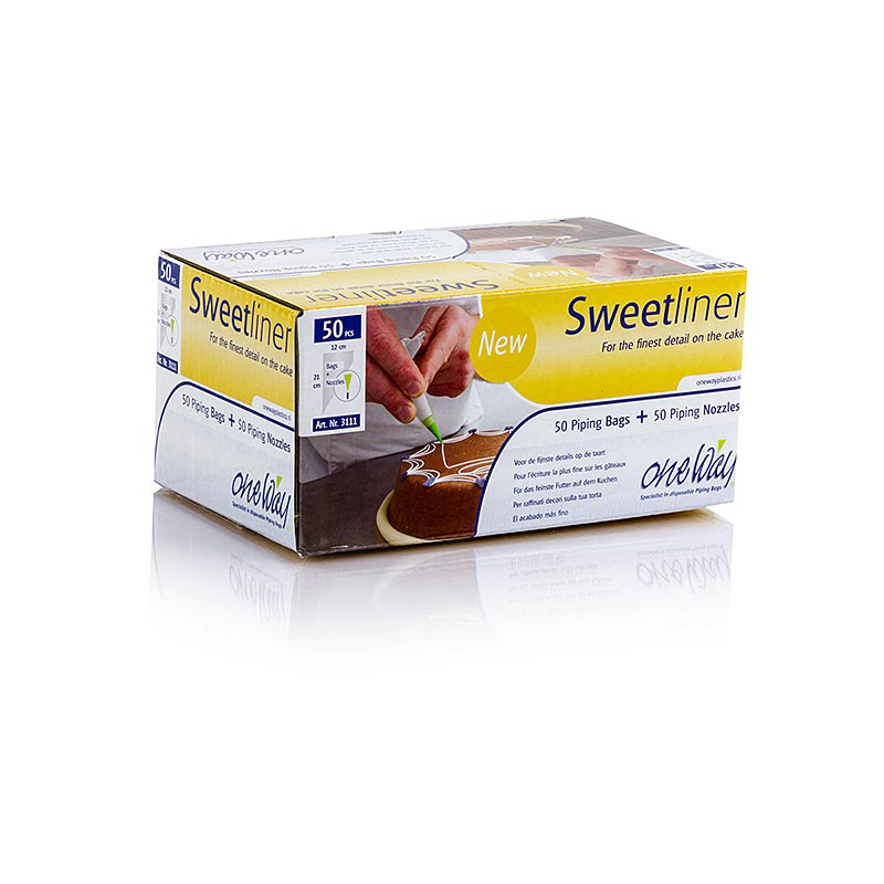 Einwegspritzbeutel Transparent 22x12cm 50Stk Pck