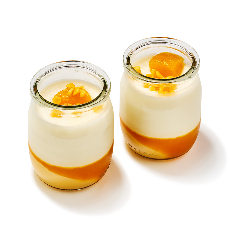 Panna Cotta im Glas