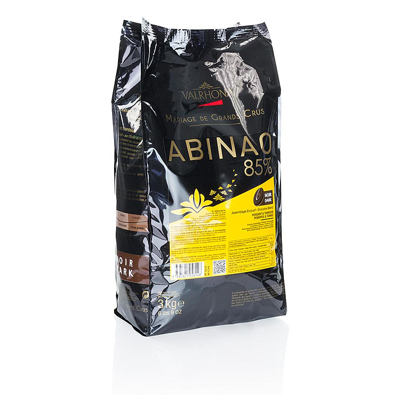 Kuvertüre Abinao Calletes 85% dunkel 3kgP