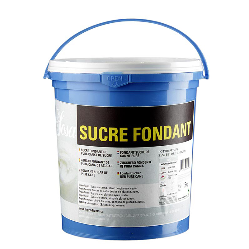 Fondant Zucker pastös 1,5kg Ei  ES Sosa