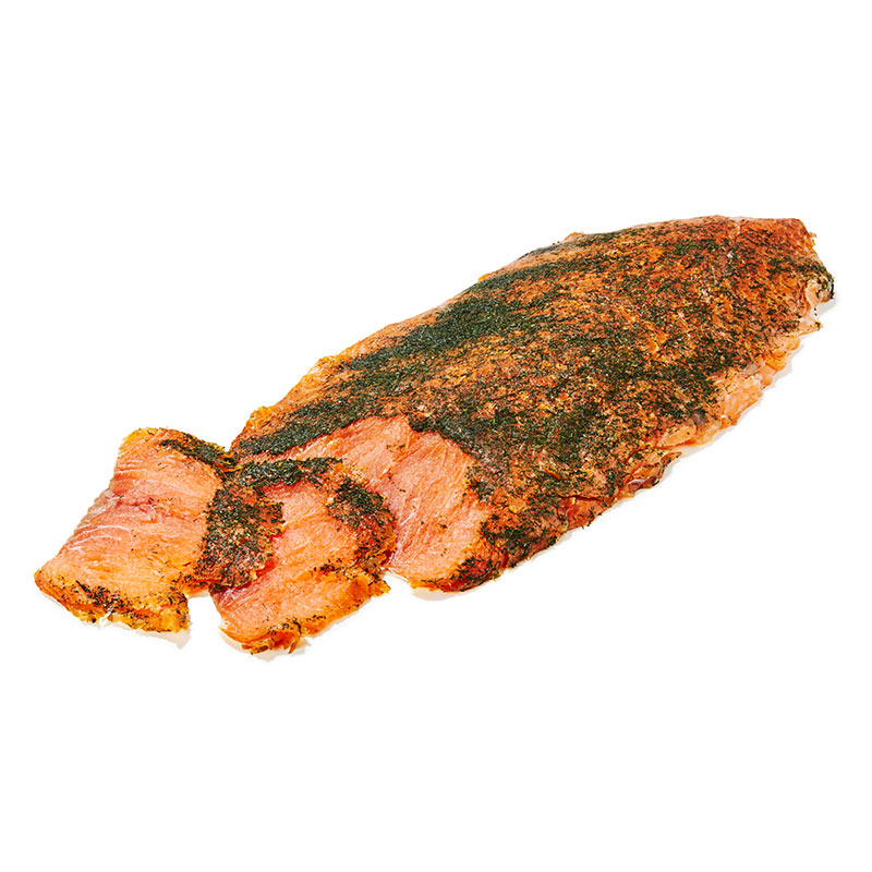 Graved Lachs, geschnitten ohne Haut