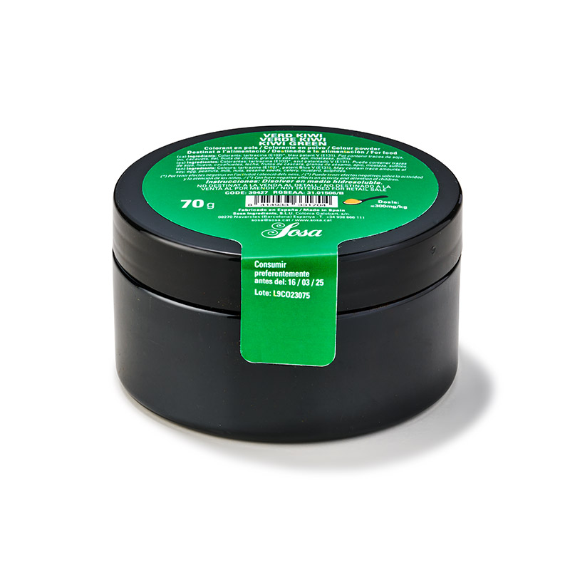 Colorant alimentaire kiwi en poudre, hydrosoluble