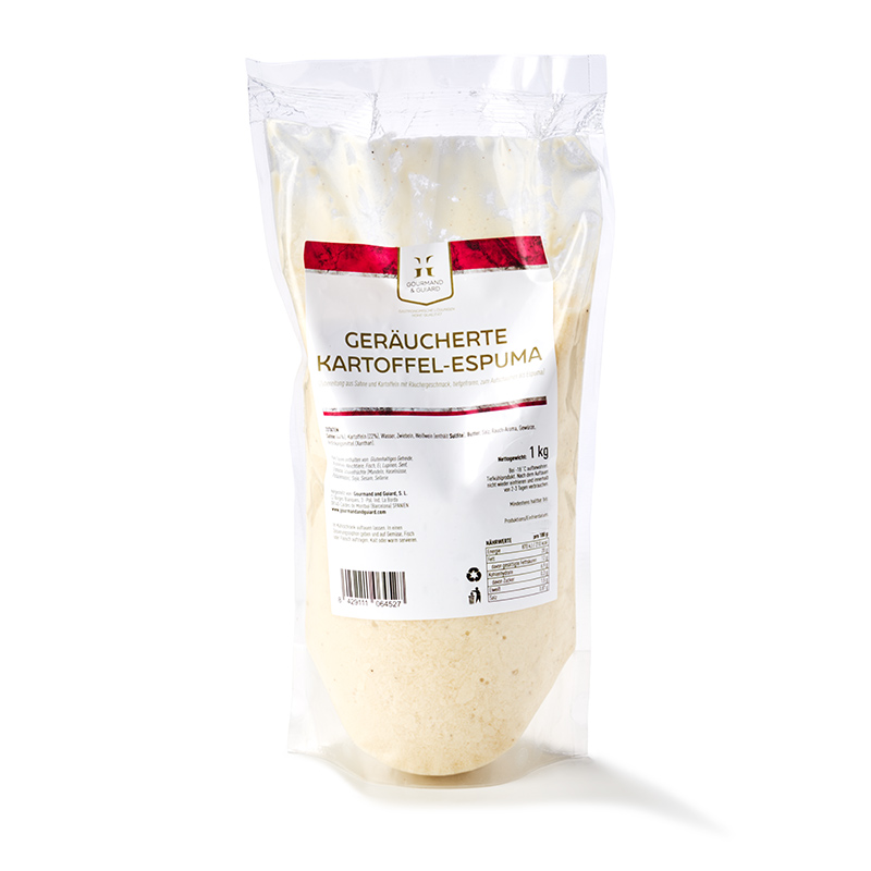 Kartoffel Espuma geräuchert