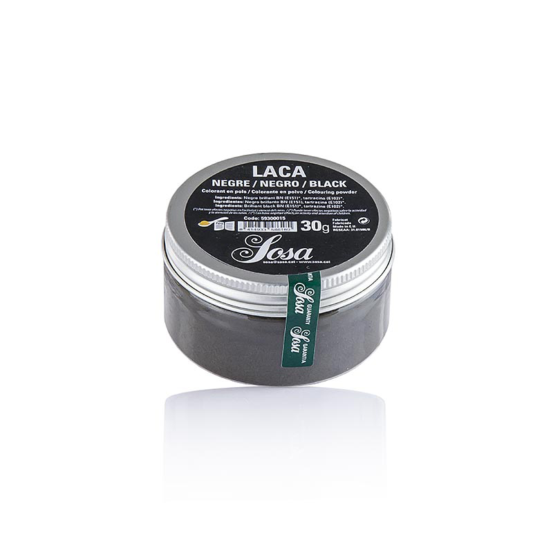 Lebensmittelfarbe schwarz  Puder fettlöslich 30g Sosa