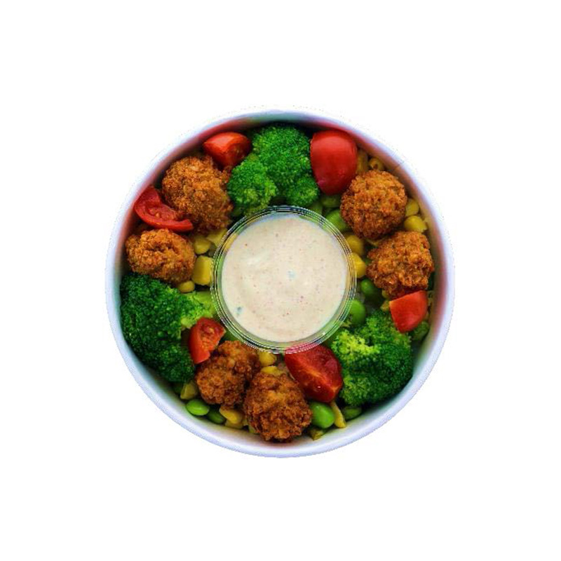 Poke Bowl vegan Falafel Raita