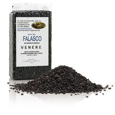 Riz rond noir Riso Venere "Falasco"