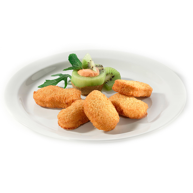 TK Chicken Nuggets geformt