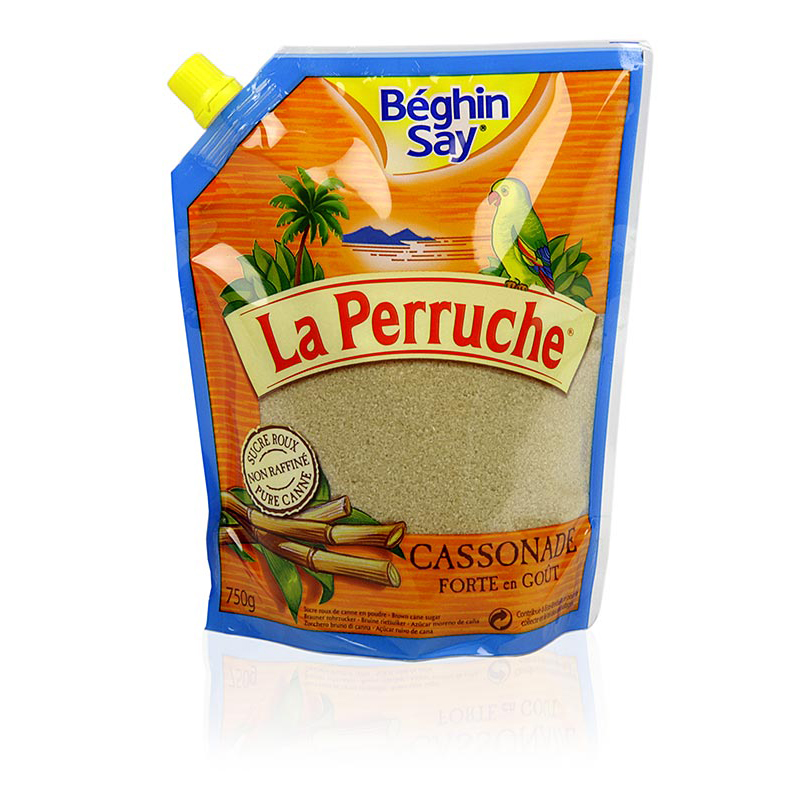 Brauner Rohrzucker 750g Pck FR  La Perruche