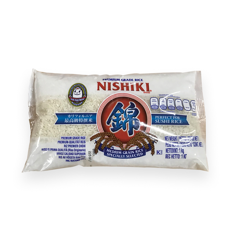 Sushireis Nishiki medium grain 1kgPck IT