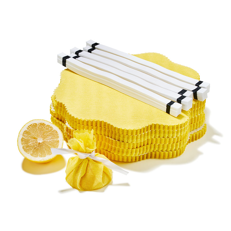 Linge de service jaune lemon wrap