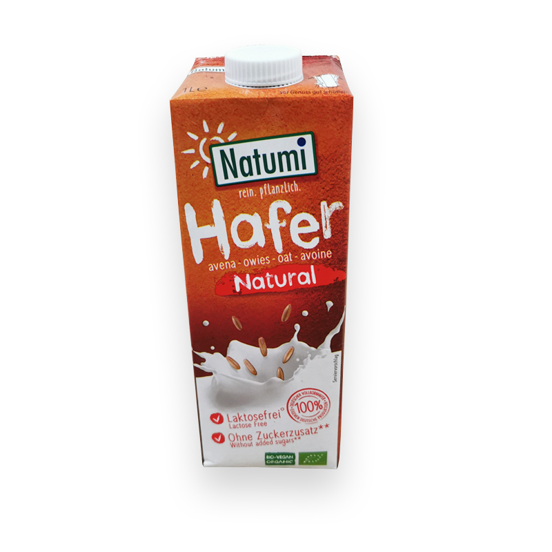 Hafermilch natur 1l Pck vegan  DE
