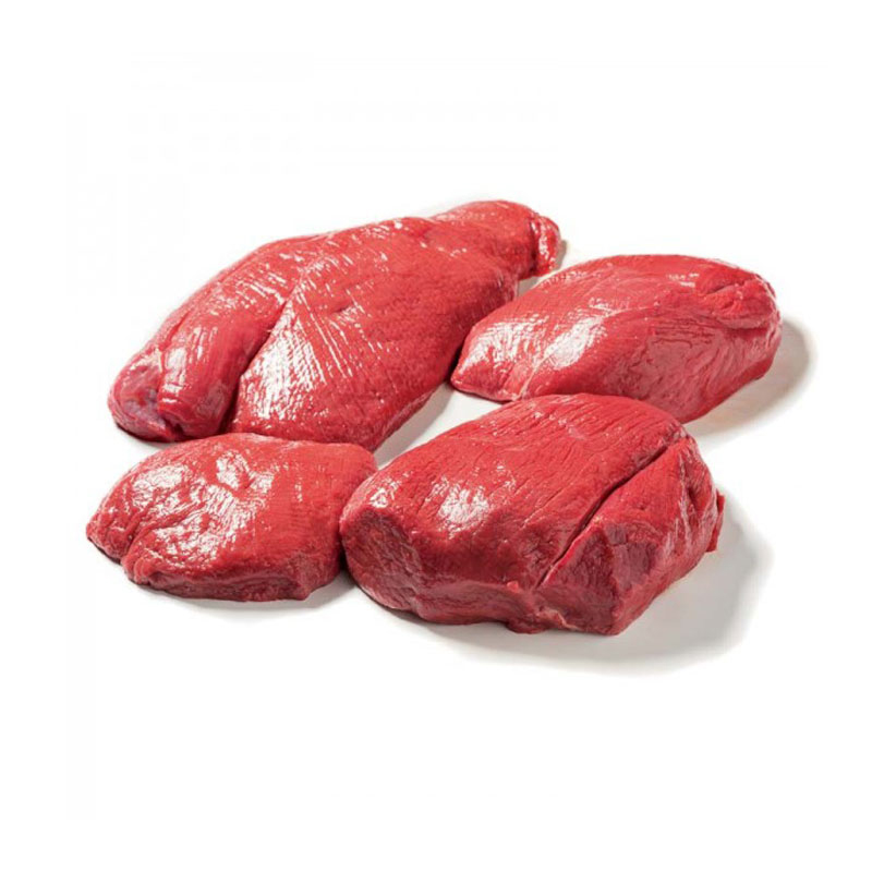 Rehschnitzelfleisch-