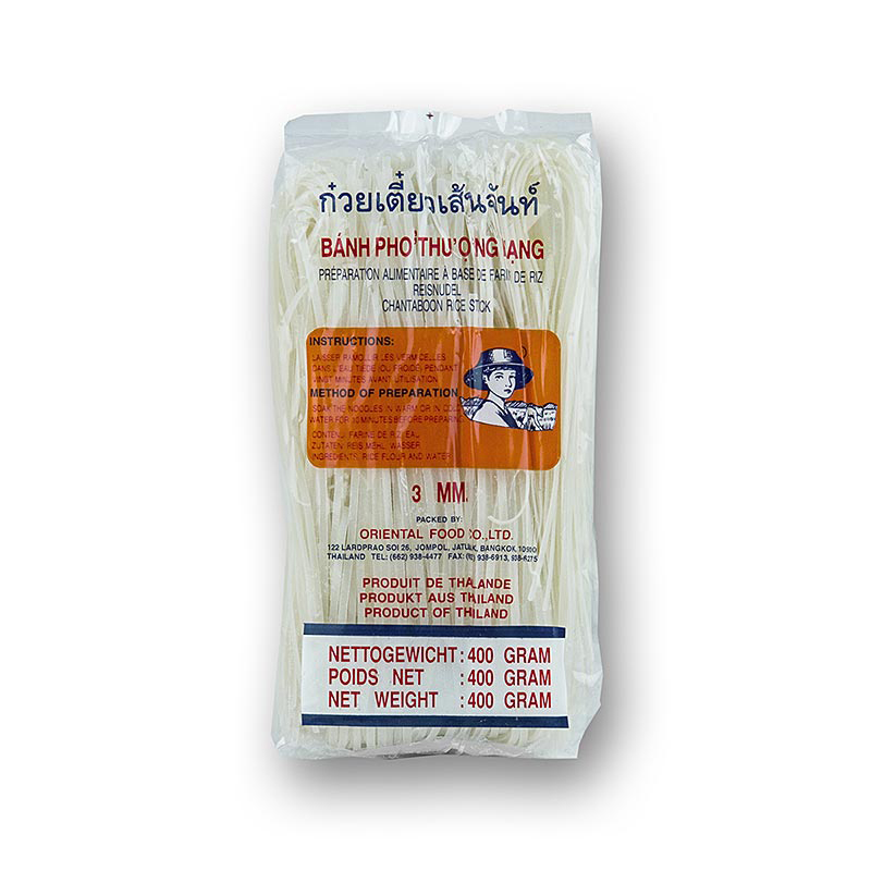 Reisnudeln 3mm 400g Pck TH