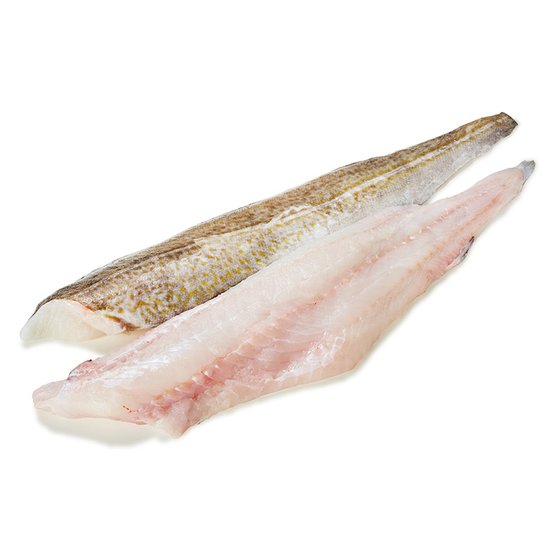 Kabeljaufilet mit Haut ohne Gräten