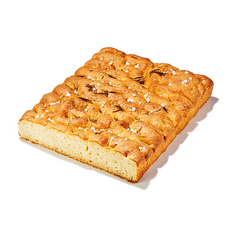Focaccia au romarin & fleurs de sel
