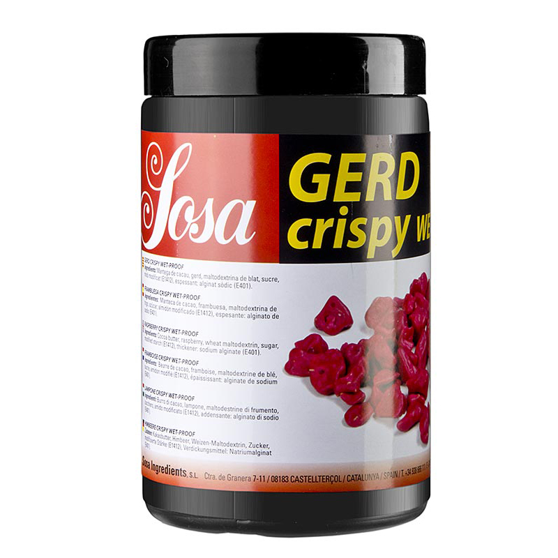 Himbeere Crispy wetproof Kakao  ummantelt 400g Ds ES Sosa