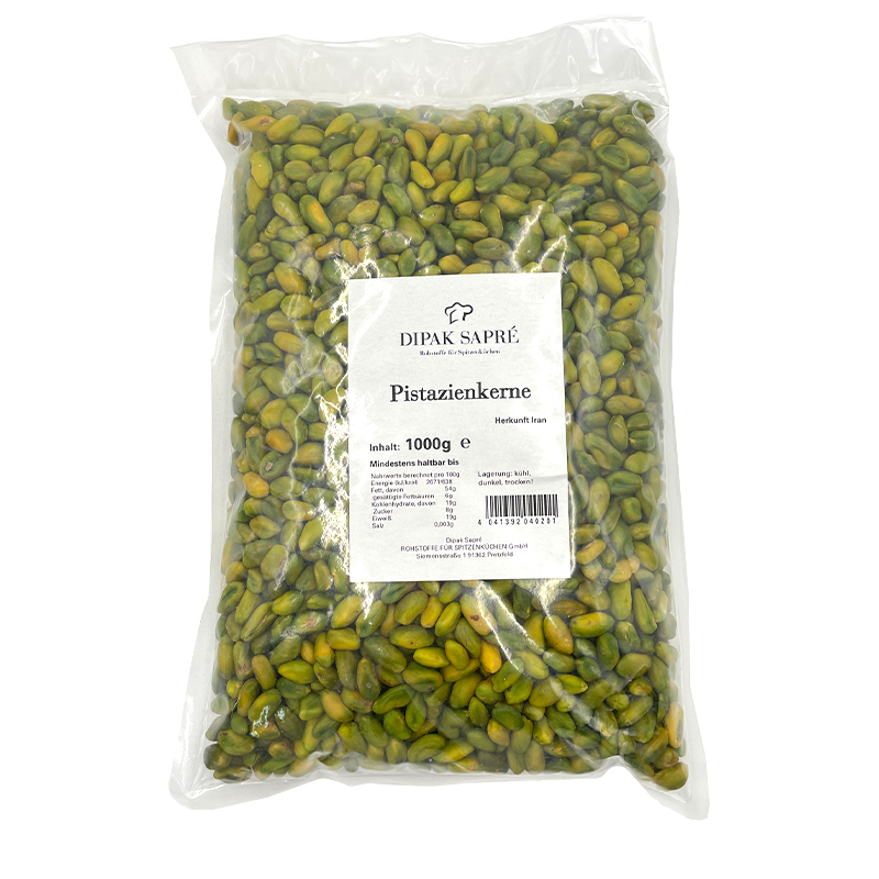Pistaches vertes pelées