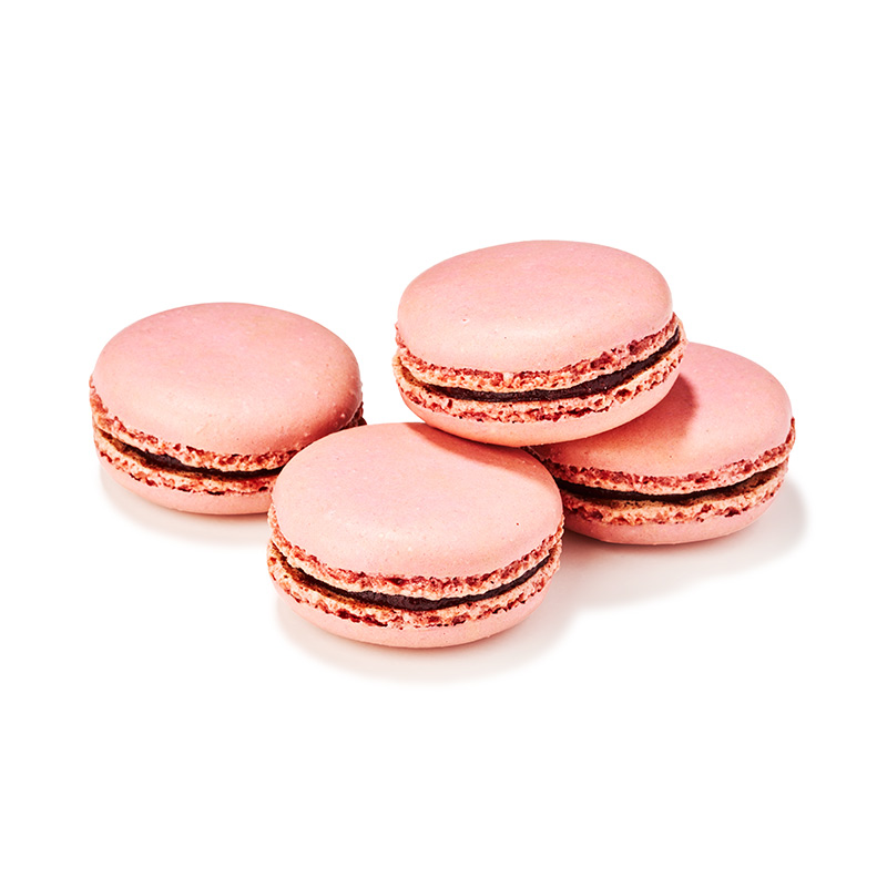 Marcarons cerise aigre, "Caffet"