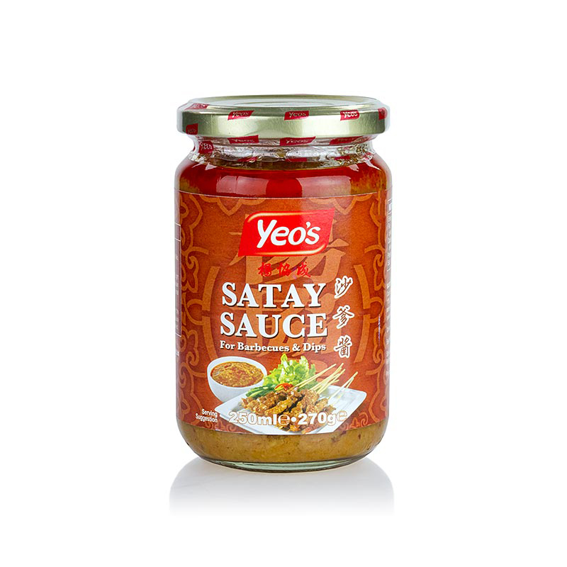 Satay Erdnuss Sauce 250ml Glas Yeo's MY