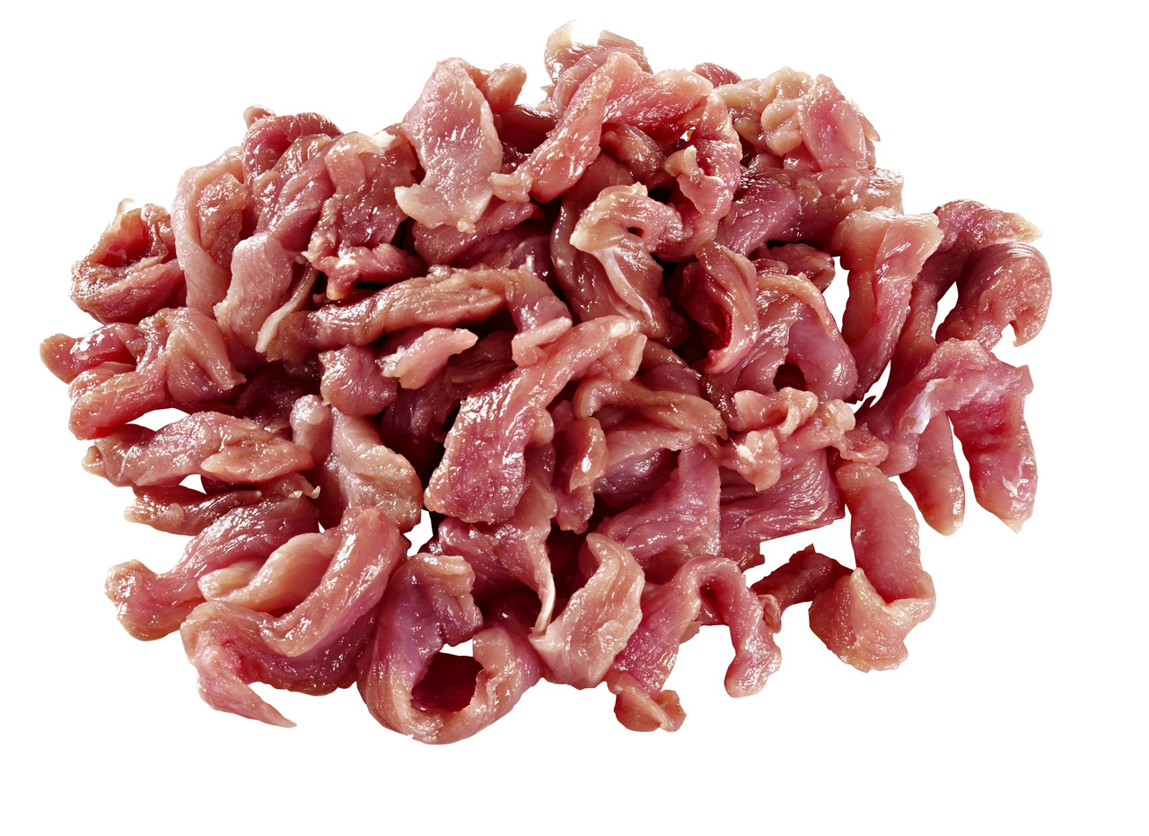 Chinoise Schwein geschnitten