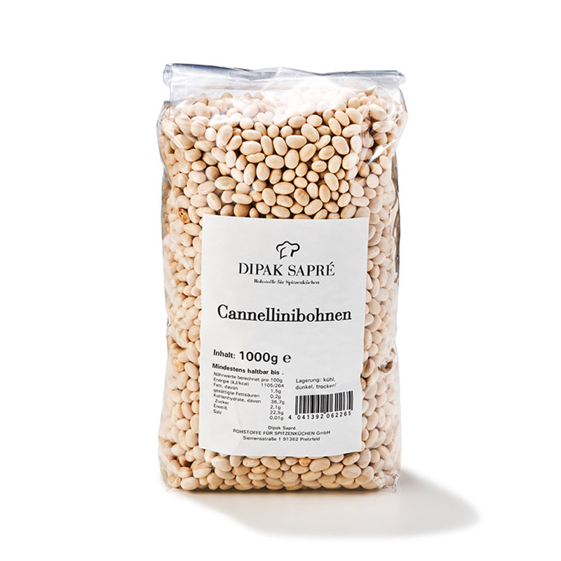 Haricots cannellini séché blanc
