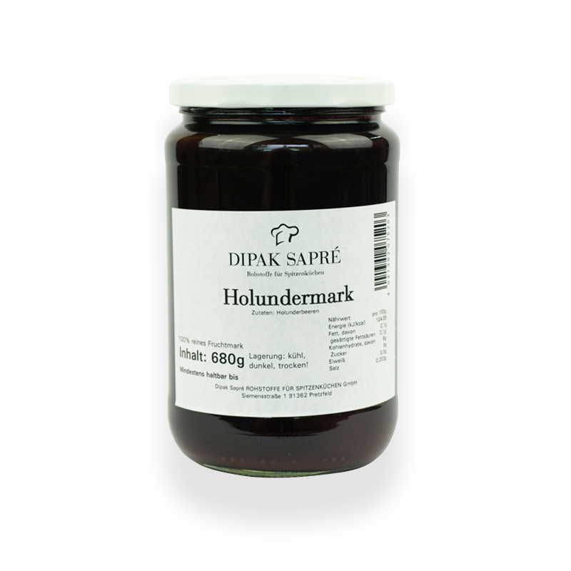 Holundermark Glas 680gGl DE