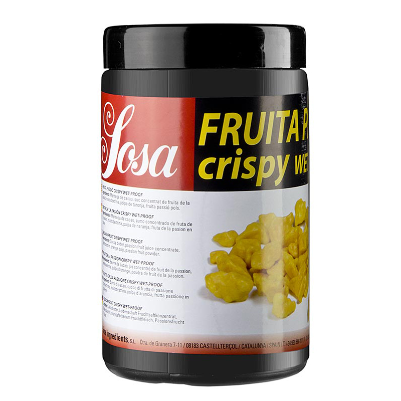 Passionsfrucht Crispy wetproof  Kakao ummantel 400g Ds ES