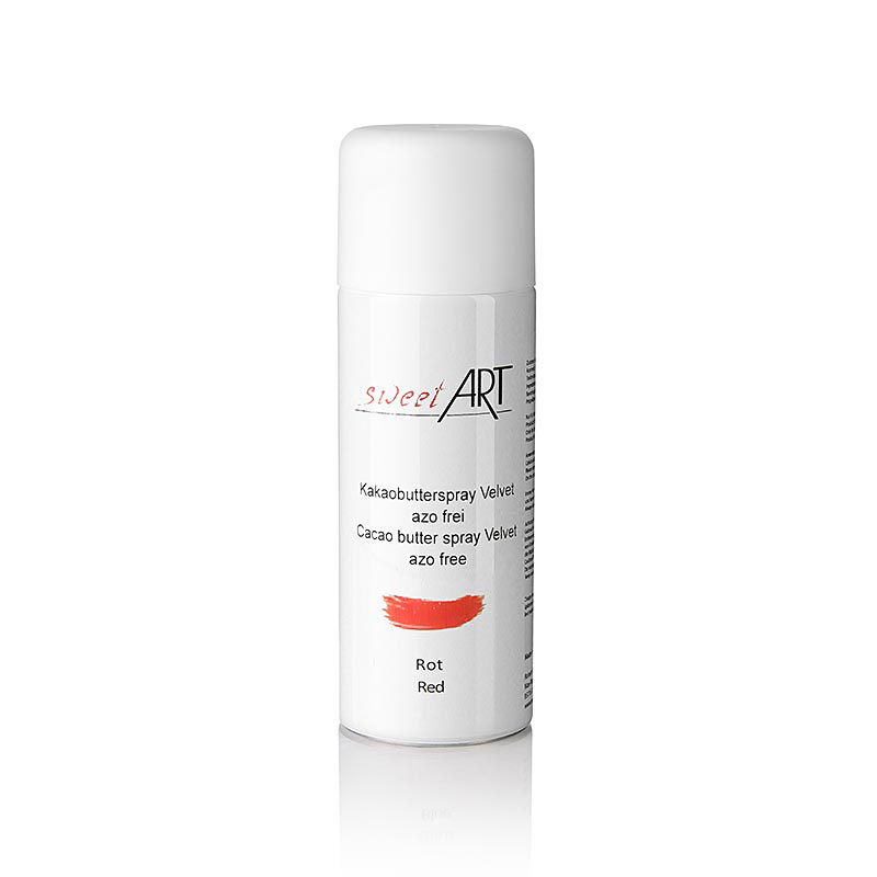Kakaobutterspray rot 400ml Fl  DE Velvet Effekt
