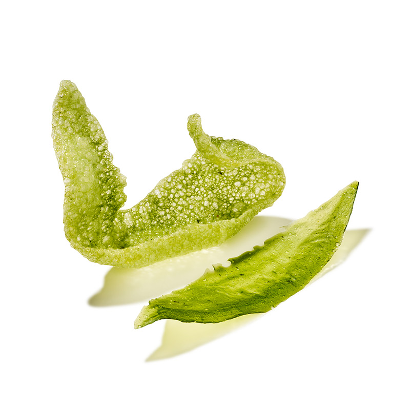 Kroepoek mit Wasabi ungebacken