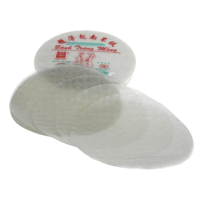 Reis-Papier mittel 22cm rund  48 Blatt