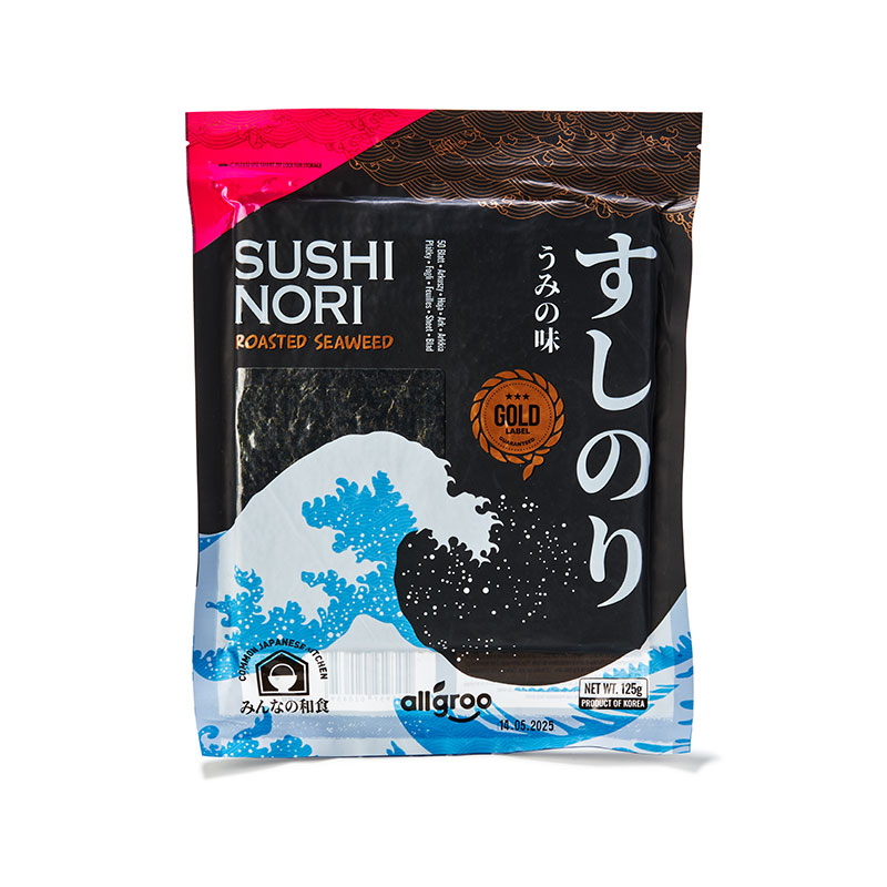 Feuilles de Nori algues marines grillées