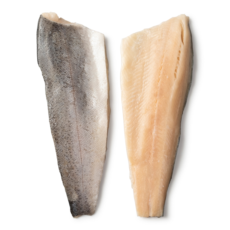Forellenfilet weiss mit Haut