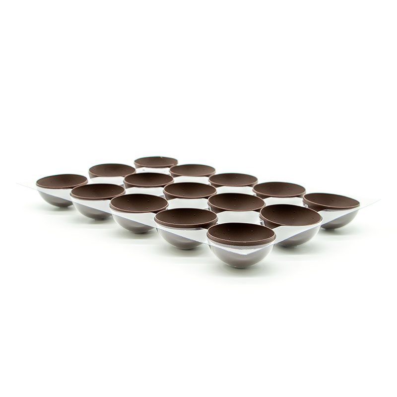 Schokoform Halbkugel dunkel Ø70mm